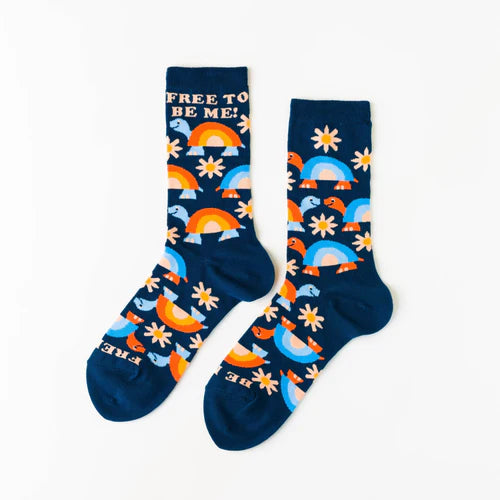 Yellow Owl Funky & Eclectic Crew Socks