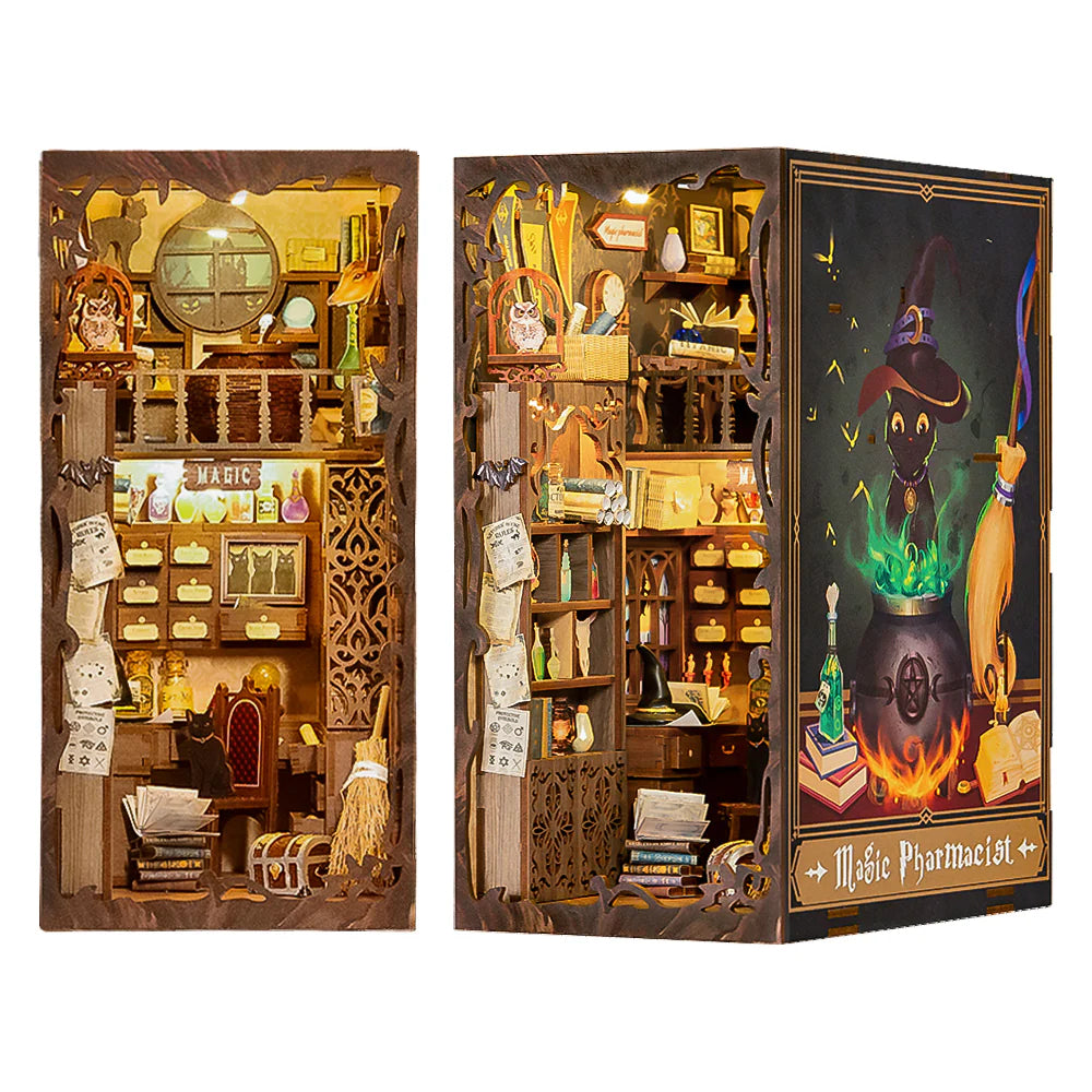 DIY Book Nook: Magic Pharmacist with Dust Cover