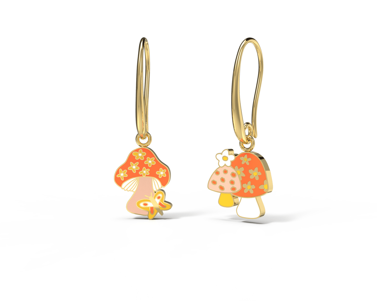 Mismatched Drop Earrings from Yellow Owl