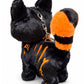 Pumpkin Bones Skelekitty Keychain