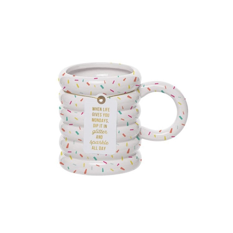 Dip it in Glitter Confetti Coffee Mug