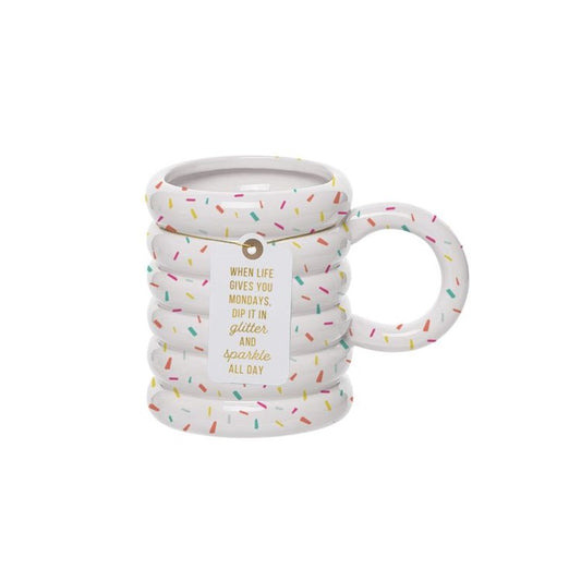 Dip it in Glitter Confetti Coffee Mug