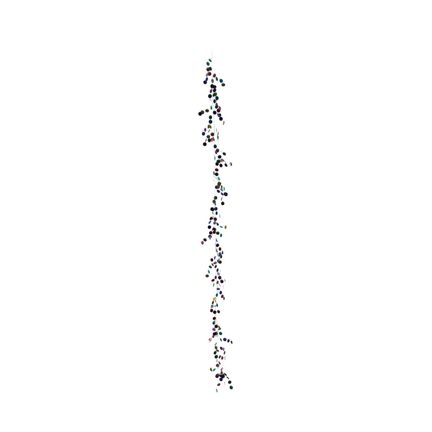 Holographic Confetti Garland with 20 LED Lights